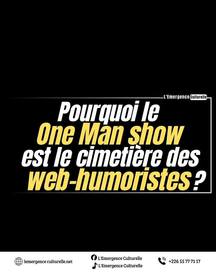 POURQUOI LE « ONE MAN SHOW » EST LE CIMETIÈRE DES WEB-HUMORISTES ? 1776686468562
